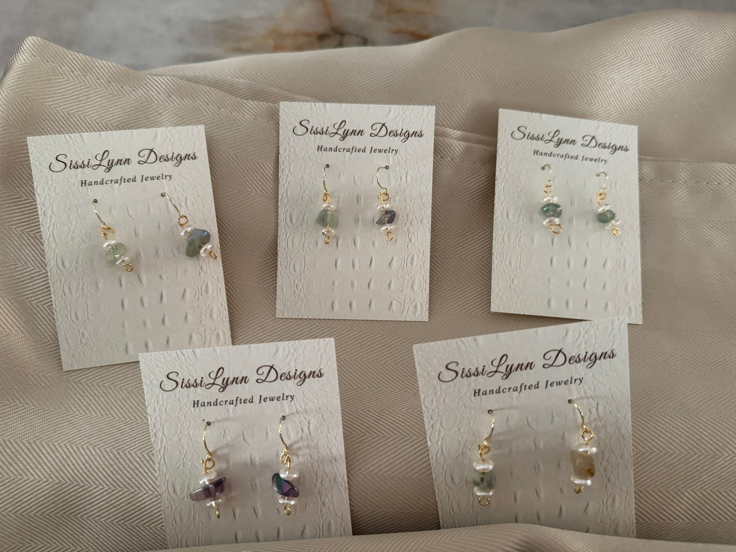 Natural Stone Earrings